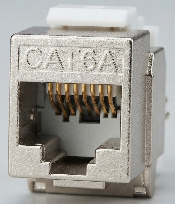 کیستون شبکه Cat6 - A  STP وارداتی کیفیت مناسب NO NAME فلوک تست
