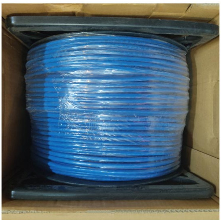 کابل شبکه CCA روکش مس CAT6 UTP PVC قرقره 305 متری