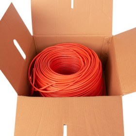 کابل شبکهCCA روکش مس CAT6 UTP PVC قرقره 305 متری